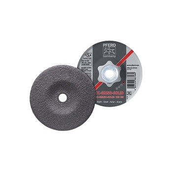 Pferd CC Grind Solid Steel Grinding Disc, 4-1/2 in Diameter, 7/8 in Arbor, 24 Grit (10 EA / PK)