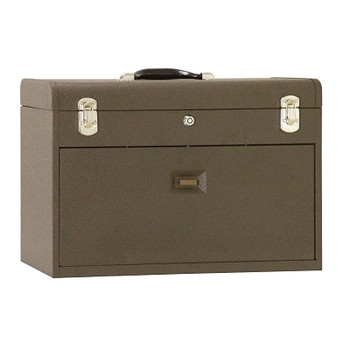 Kennedy Machinists' Chest, 20-1/8 in x 8-1/2 in x 13-5/8 in, 1694 cu in, Brown Wrinkle (1 EA / EA)