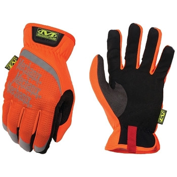 Mechanix Wear Hi-Viz FastFit Gloves, Large, Hi-Viz Orange (1 PR / PR)