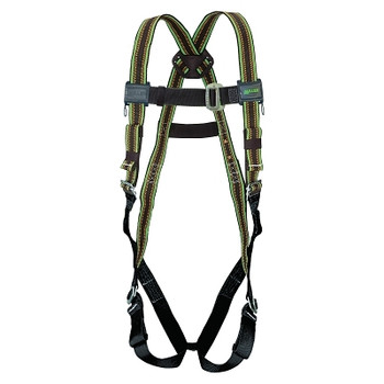 Honeywell Miller DuraFlex Stretchable Harness, Back DRing, Mating Chest and Legs/Friction Shoulders, Green (1 EA / EA)