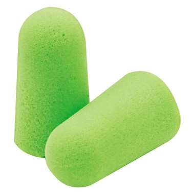 Moldex Pura-Fit Foam Earplugs, Foam, Bright Green, Uncorded (200 PR / BOX)