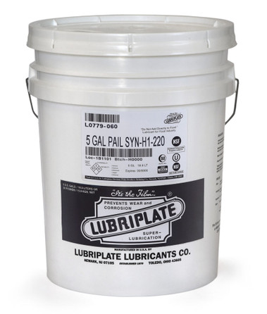 LUBRIPLATE SYN-H1-220, 05gal., (1 PAIL/EA)