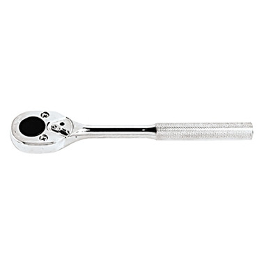 Proto Classic Standard Length Pear Head Ratchet, 1/2 in Dr, 10 in L, Alloy Steel, Knurled Handle (1 EA / EA)