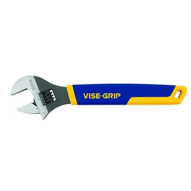 Irwin VISE-GRIP Adjustable Wrench, 12 in Long, 1-1/2 in Opening, Chrome (1 EA / EA)