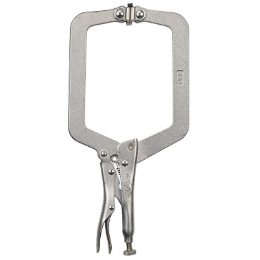 Irwin VISE-GRIP Locking C-Clamps with Swivel Pads, Jaw Opens to 4-1/2 in, 9 in Long (1 EA / EA)