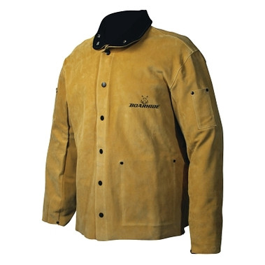 Caiman Boarhide Leather Welding Jacket, Large, Golden Brown (1 EA / EA)