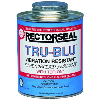 Rectorseal Tru-Blu Pipe Thread Sealant, 1 Pint Can, Blue (1 CN / CN)