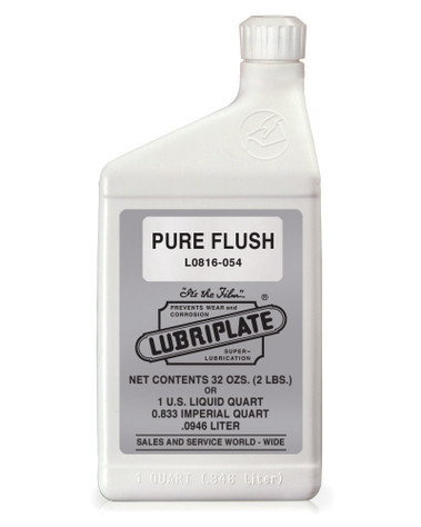 LUBRIPLATE PURE FLUSH, 1 qt. Bottle, (12 BTL/CS)