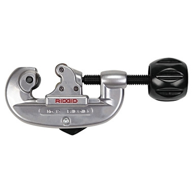 Ridgid Screw Feed Tubing Cutter, Model 25, 3/16 in to 1-1/8 in Cutting Capacity, Includes Spare Cutter Wheel (1 EA / EA)