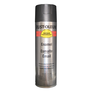 Rust-Oleum High Performance V2100 System Enamel Aerosol, 15 oz Can, Black, Semi-Gloss Paint (6 CN / CA)