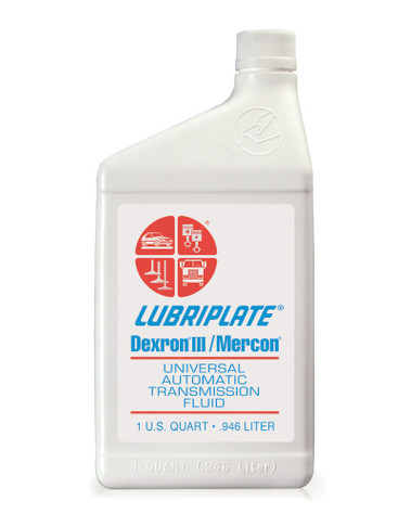 LUBRIPLATE DEXRON III/MERCON ATF, 1 qt. Bottle, (12 BTL/CS)