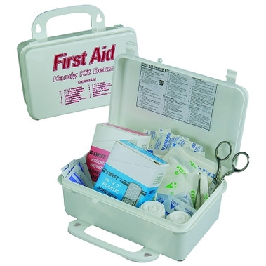 Honeywell North Handy Deluxe First Aid Kit, Treats Cuts, Bruises, Eye Care and Burns, Plastic Case (1 EA / EA)
