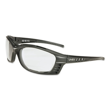 Honeywell Uvex Livewire Sealed Eyewear, Clear Lens, Polycarbonate, Anti-Fog, Anti-Scratch, Black Frame (10 EA / PK)