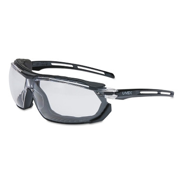 Honeywell Uvex Tirade Sealed Eyewear, Clear Lens, Uvextra AF, Black/Gray Frame, TPR (1 EA / EA)