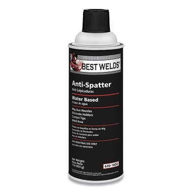 Best Welds Spat Safe Plus Anti-Spatter, 16 oz Aerosol Can, Milky White (12 EA / CA)