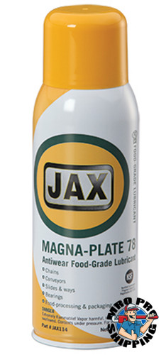 JAX #114 MAGNA-PLATE 78 CHAIN LUBE, FOOD GRADE H1, 16 oz., (12 CANS/CS)