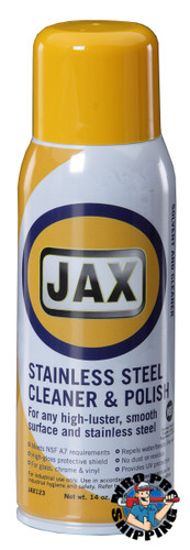 JAX #123 STAINLESS STEEL CLEANER & POLISH H1, 16 oz., (12 CANS/CS)