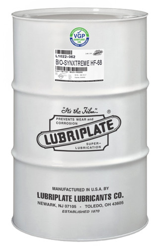 LUBRIPLATE BIO-SYNXTREME HF-68 (55 Gal / 400lb. DRUM)