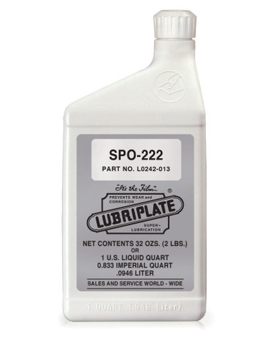 LUBRIPLATE SPO-222, 2 lb. Bottle, (1 BTL/EA)