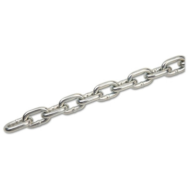 Peerless Grade 30 Proof Coil Chains, Size 1/4 in, 800 ft, 1300 lb Limit, Zinc (800 FT / DR)