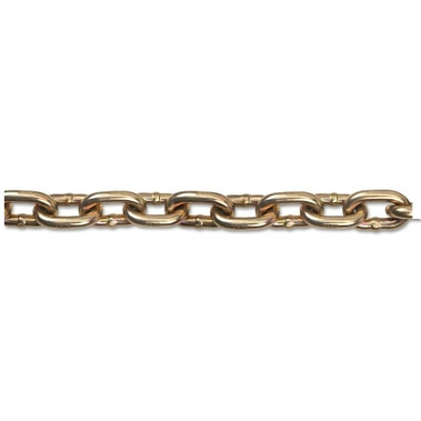 Peerless Grade 70 Transport Chain, Size 5/16 in, 275 ft, 4700 lb Limit, Yellow Dichromate (275 FT / DR)