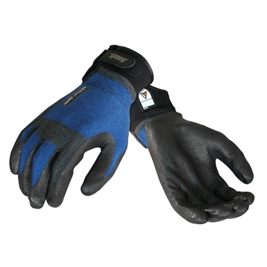 Ansell ActivARMR HVAC Gloves, X-Large, Black/Blue (12 PR / DZ)