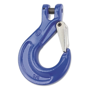 Peerless V10 Clevis Sling Hooks with Latch, 1/2 in Chain, 1.89 in Bail, 15,000 lb Load (1 EA / EA)