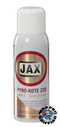 JAX #141 PYRO-KOTE 220 ISO 220 INDUSTRIAL GRADE OVEN CHAIN LUBRICANT-NON SMOKING USDA/NSF H2, 16 oz., (12 CANS/CS)
