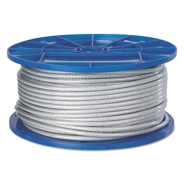 Peerless Aircraft Quality Wire Ropes, 7 Strands, 7 Strands/Wire, 3/16 in, 184 lb Load (250 FT / RE)