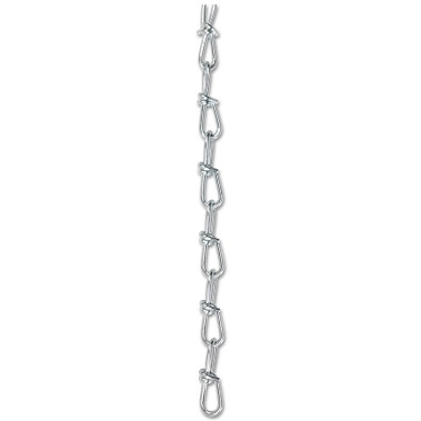 Peerless Twin Loop Chains, Size 1, 250 ft, 155 lb Limit, Bright Zinc (85 FT / CTN)