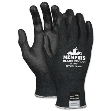 MCR Safety 9178NF Cut Protection Gloves, Medium, Black (1 PR / PR)