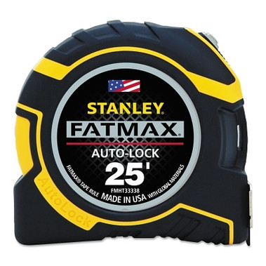 Stanley FATMAX Auto-Lock Tape Rules, 1 1/4 in x 25 ft (6 EA / BX)