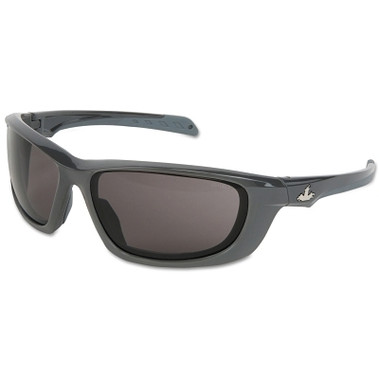 MCR Safety USS Defense Safety Glasses, Gray Lens, MAX3 Hard Coat, Gunmetal Frame (12 PR / DZ)