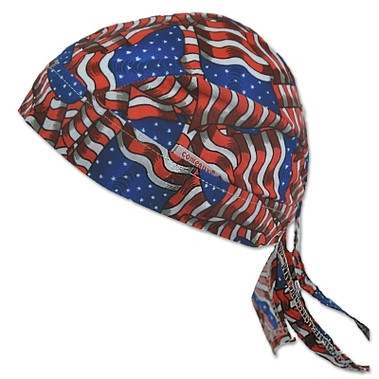 Comeaux Caps Style 7000 Welder Doo Rag, One Size, Starts and Stripes (1 EA / EA)