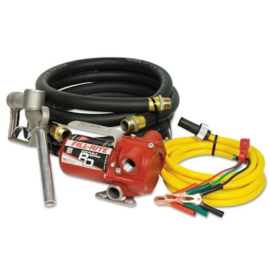 Fill-Rite RD Series Portable Fuel Transfer Pump, 12 V, 3/4 in (NPT), 8 ft Discharge Hose (1 EA / EA)