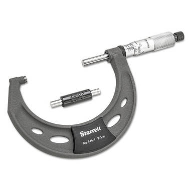 L.S. Starrett Outside Micrometers, 2 in-3 in, .00005 in, Inch (1 EA / EA) L.S. Starrett Outside Micrometers, 2 in-3 in, .00005 in, Inch (1 EA / EA)