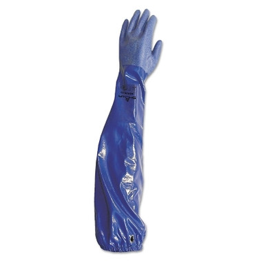 SHOWA NSK26 Chemical Protection Nitrile Coated Glove, X-Large, Blue (1 DZ / DZ)