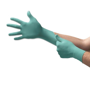 Microflex NeoPro Disposable Gloves, Neoprene, Finger - 17 mm; Palm - 13 mm, Medium, Green (100 EA / BX)