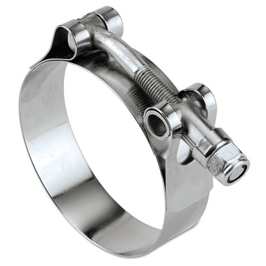 Ideal Heavy-Duty T-Bolt Clamp, 2 3/8"-2 3/4" Dia, 3/4"W, Stainless Steel (10 EA / BX)