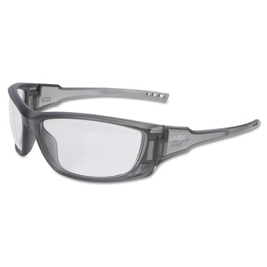 Honeywell Uvex A1500 Series Safety Eyewear, Clear Lens, Hard Coat, Gray Frame (10 EA / PK)