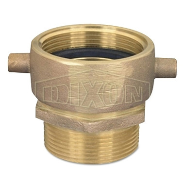 Dixon Valve Domestic Female Swivel x Male Brass Fittings, 2 1/2 (NPT) (1 EA / EA)