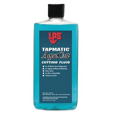 LPS Tapmatic AquaCut Cutting Fluid, 16 oz, Squeeze Bottle (12 BTL / CS)