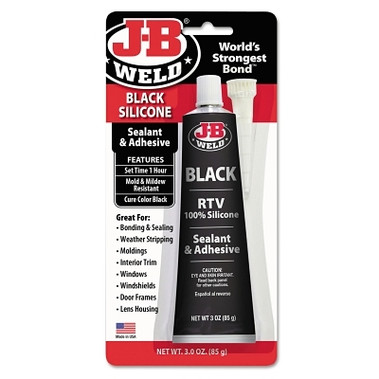 J-B Weld Black Silicone Sealant & Adhesive, 3 oz (6 EA / BX)