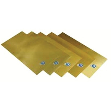 Precision Brand Brass Shim Flat Sheets, 0.0013", Brass, 0.02" x 25" x 6" (2 SHE / PKG)