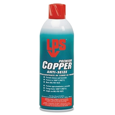 LPS Copper Anti-Seize Lubricant, 12 oz Aerosol Can (12 CAN / CS)