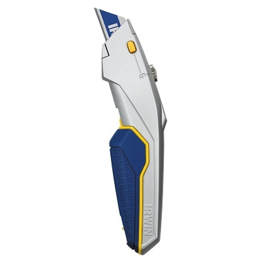 Irwin ProTouch Retractable Utility Knife, 9-3/16 in, Carbon Steel Blade, Aluminum (1 EA / EA)