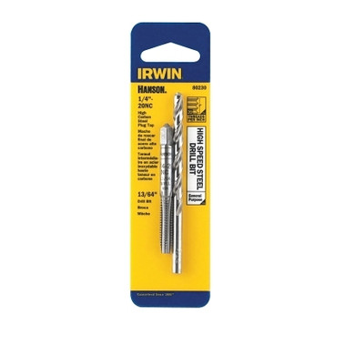 Irwin Hanson Tap (HCS) & Drill Bit (HSS) (3 SET / BOX)