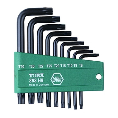 Wiha Tools 7-PC. TORX L-KEY SET W/PLASTIC HOLDER T6-T (1 SET / SET)