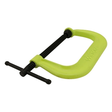 Wilton 400 SF Hi-Visibility Safety C-Clamps, Sliding Pin, 5 in Throat Depth (1 EA / EA)