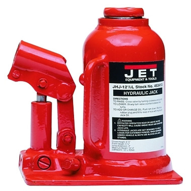 Jet JHJ Series Heavy-Duty Industrial Bottle Jack, 7 3/8Wx9 1/4Lx12-18 5/8H, 60 ton (1 EA / EA)
